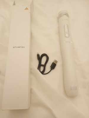 ATUMTEK Bluetooth Selfie Stick Tripod Extendable 3 in 1 Aluminum White New Open