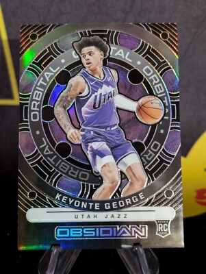 2023-24 Panini Obsidian Keyonte George Orbital Purple /99 #16