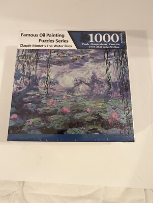 Museum Collection Claude Monet's The Water Lilies Approx 28''x 30'' 1000 Pc Puzzle
