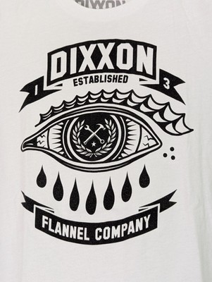 Dixxon Flannel Company Mystic T-Shirt Women's Large White Cotton Lightweight 