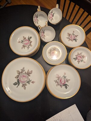 Noritake Oliver 5264 Dinnerware Set Service For 8 - 56 Pieces