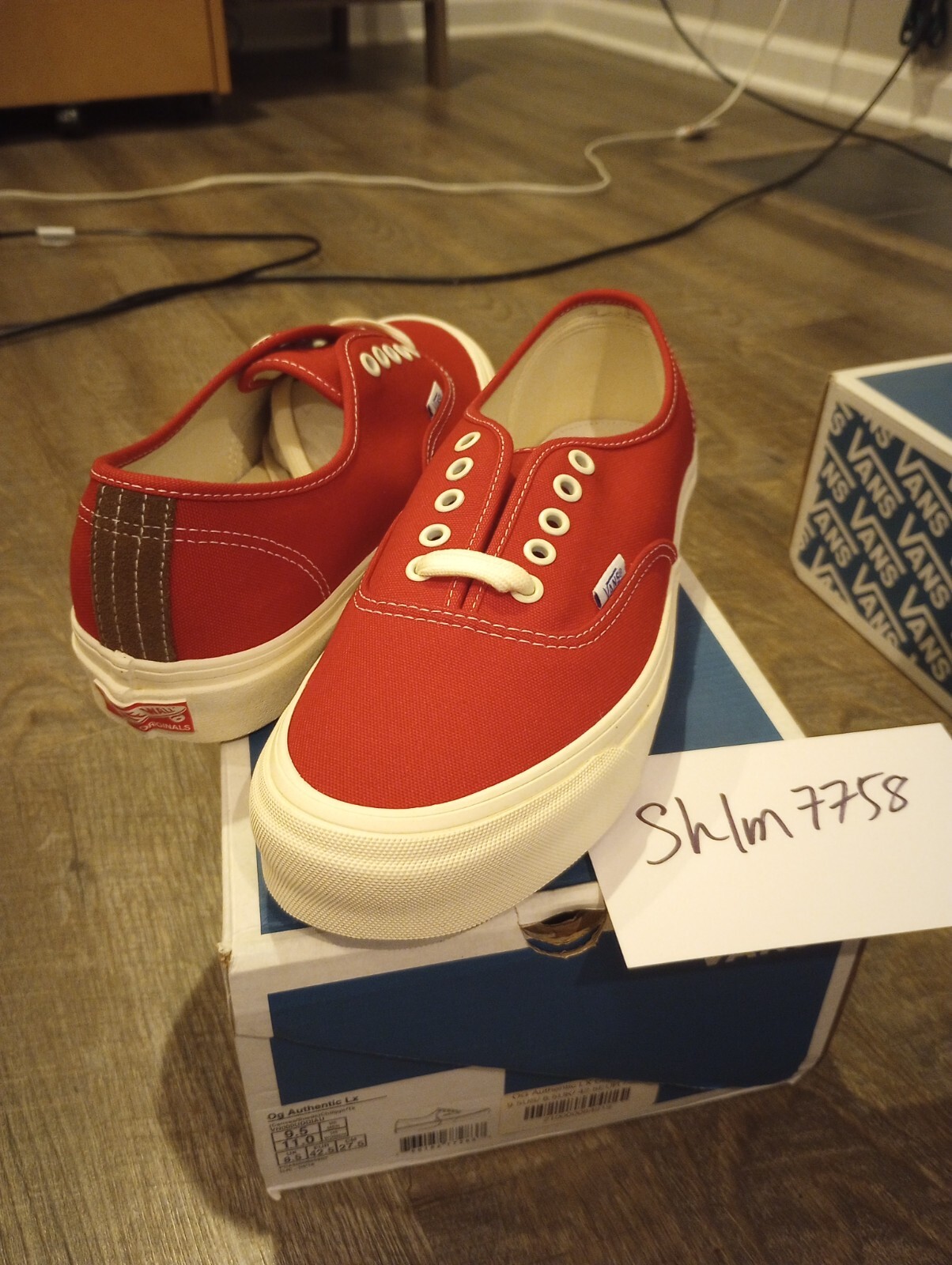 Brand New - VANS Vault Authentic LX OG Chili Pepper Red Brand New - VANS Vault Authentic LX OG Chili Pepper Red