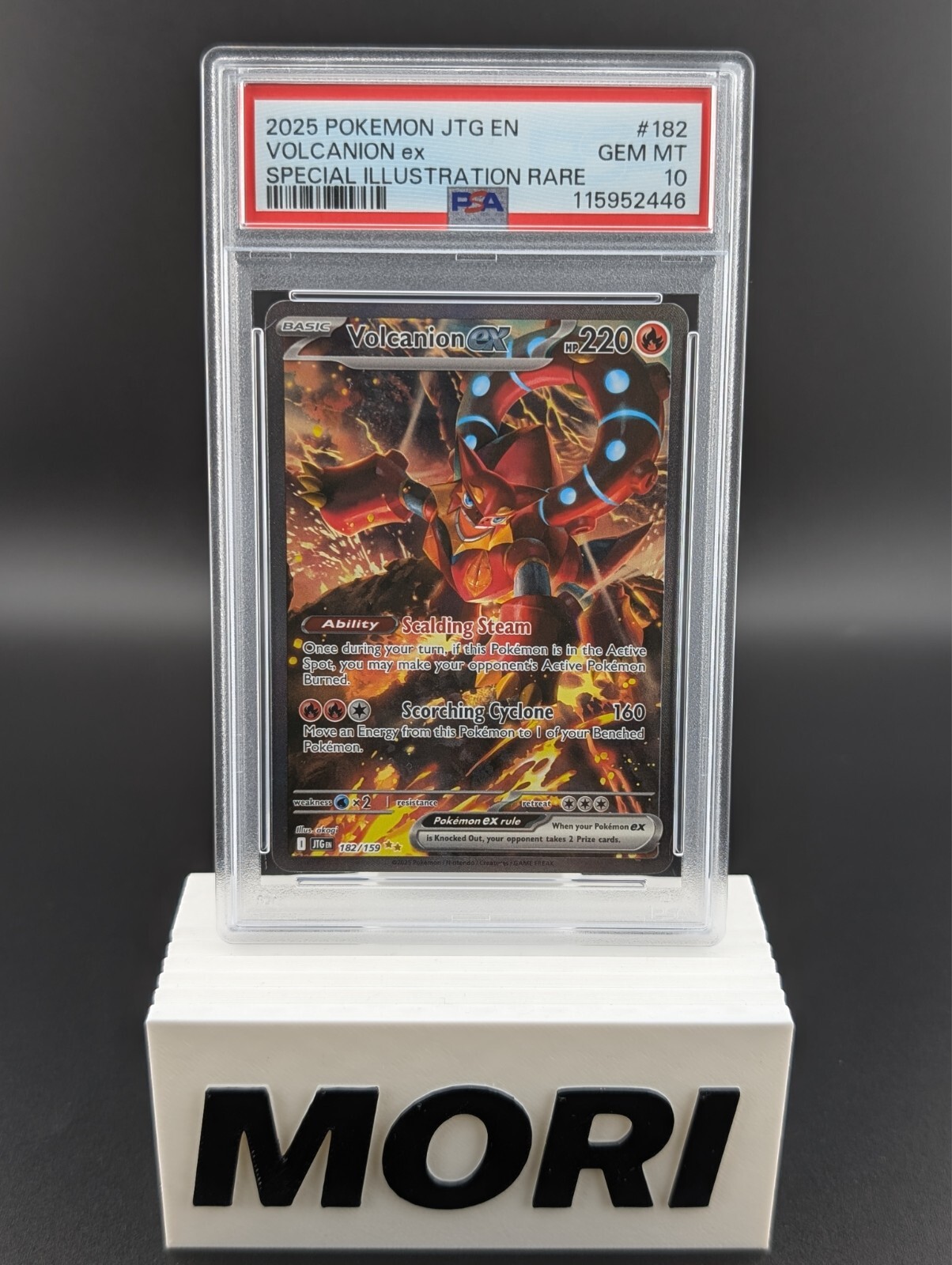 PSA 10 GEM MINT - Volcanion Ex #182 [SIR] Pokemon TCG