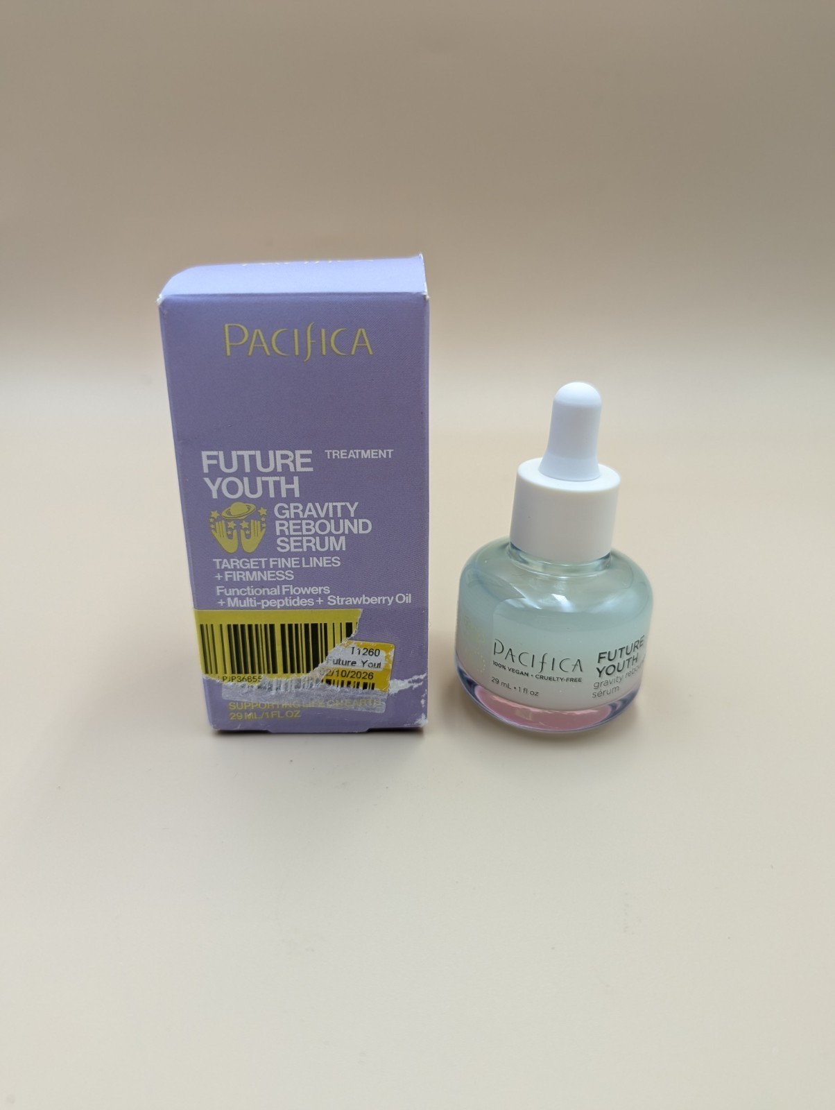 Pacifica Future Youth Gravity Rebound Serum 1 Fl Oz  New