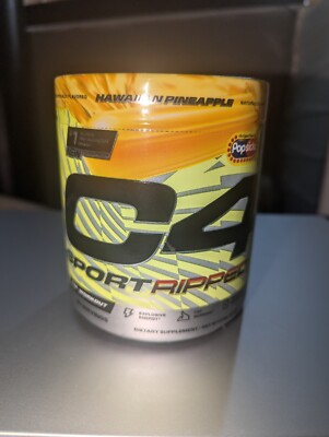 C4 Sport Ripped, Pre-Workout, Popsicle , Hawaiian Pineapple, 9.5 oz (270 g)