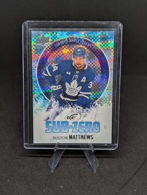 Auston Matthews 2023-24 Upper Deck Ice Sub-Zero