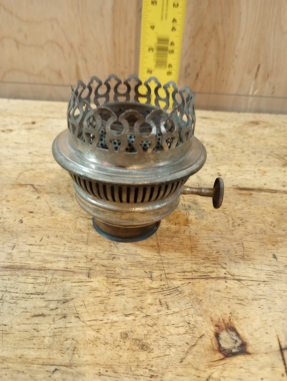 Rayo Burner for Center Draft Kerosene Oil Lamp (Part Only) Slot shaped