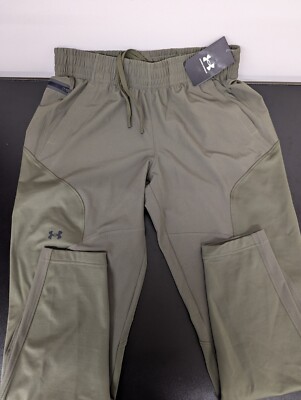 Under Armour Womens Pants Unstoppable Hybrid Ankle OD Green UA 1379115-390 New