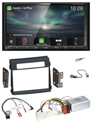 Kenwood Bluetooth USB 2DIN Lenkrad TMC DAB Navigation für Kia Soul 11/2011-03/20