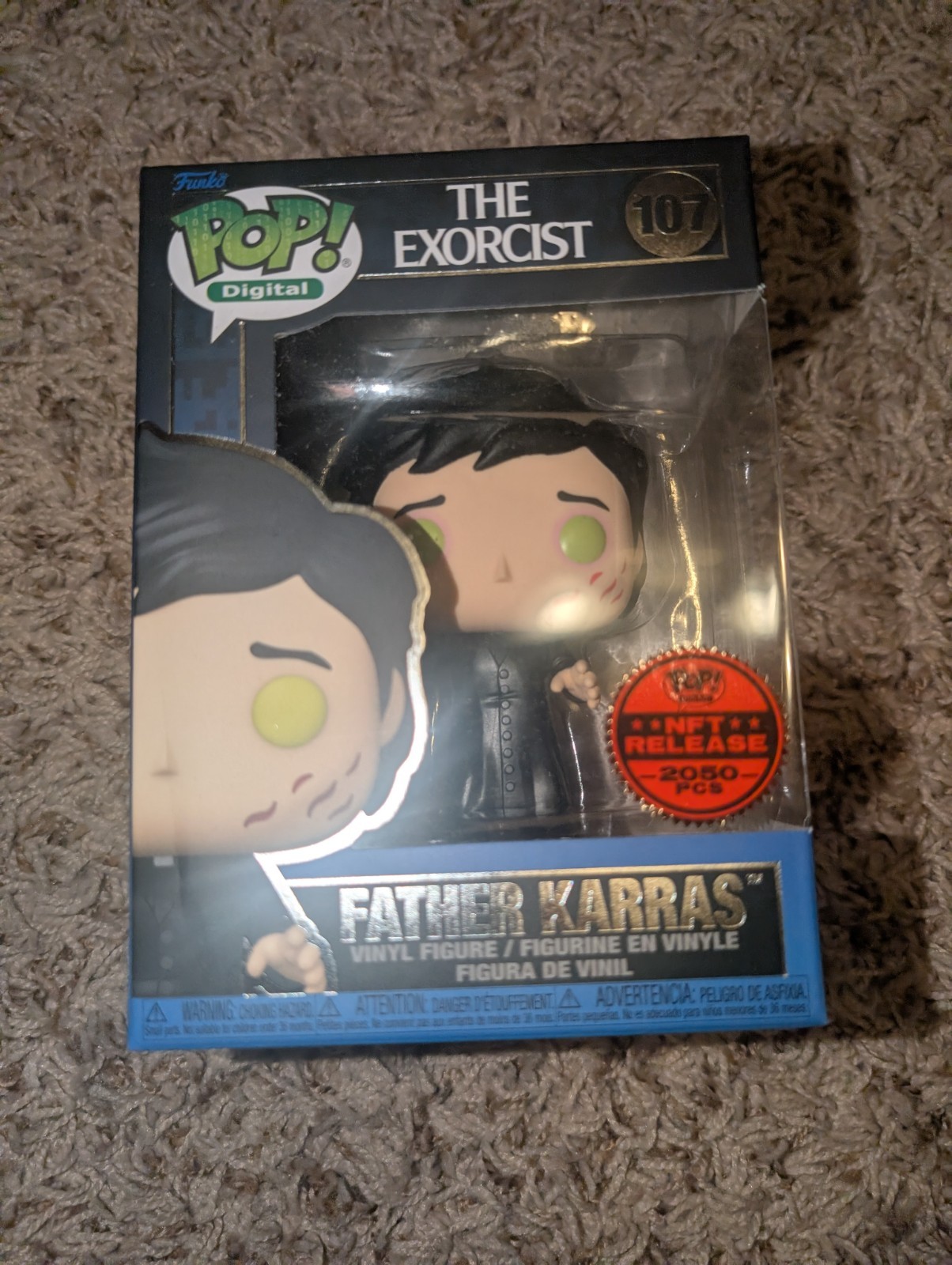 ☆FUNKO POP! シザーハンズ☆ Funko Pop! Digital #107 Father Karras The Exorcist WB Horror