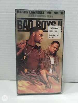 Bad Boys II (VHS, 2003) Factory Sealed With Water Marks