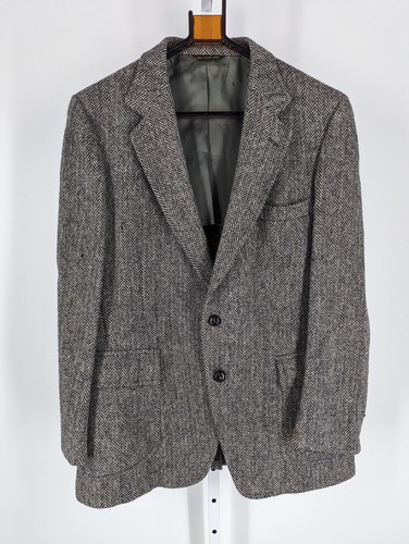 1960's~1970's Harris Tweed チェスターコート グレー HARRIS TWEED ハリスツイード Harris Tweed チェスターコート