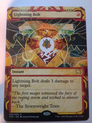 MTG Magic Gathering [x1] Lightning Bolt [x1] Strixhaven: Mystical Archive M/NM