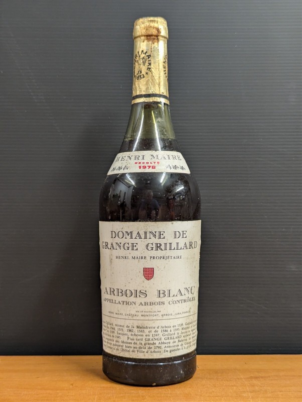 Jura - 1978 - Arbois Blanc - Domaine De Grange Grillard - 47 Ans - Henri Maire