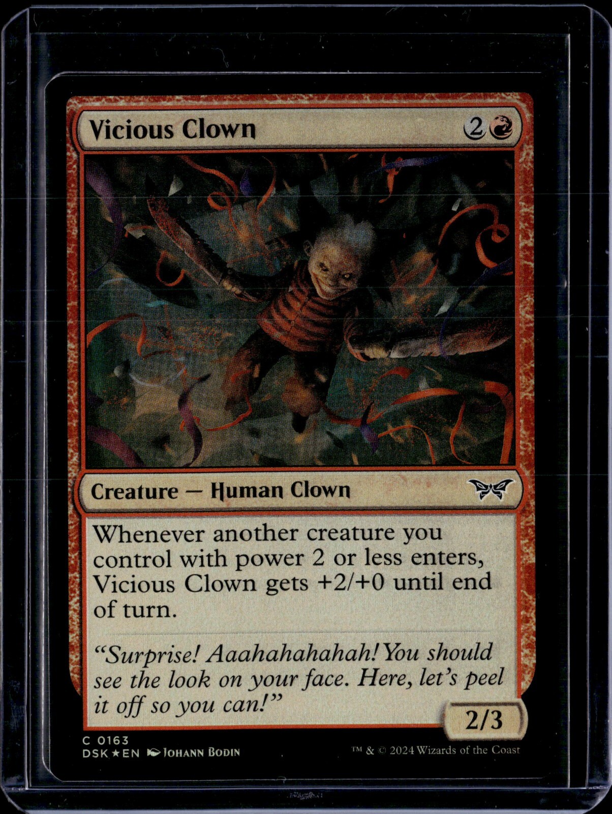 Vicious Clown - 163 - Foil - DSK - NM - MTG Magic the