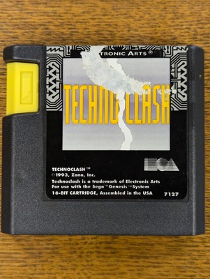 Technoclash Techno Clash (Sega Genesis, 1993) - TESTED - CART ONLY