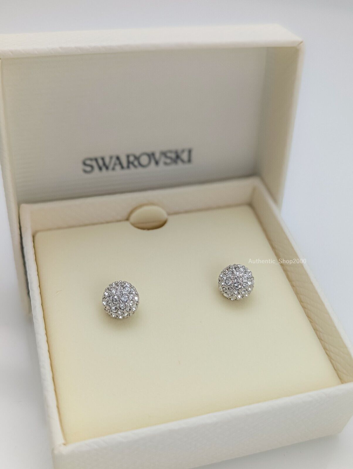 NEW 100% Authentic SWAROVSKI White Pave Sphere Dextera Stud NEW 100% Authentic SWAROVSKI White Pave Sphere Dextera Stud