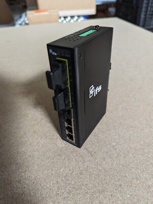 IFS NETWORK TRANSMISSION 4-PORT FAST ETHERNET TO 1-PORT MM FIBER
