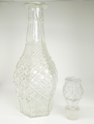 Elegant Vintage Glass Liquor Decanter Home Decor