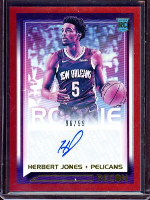 HERBERT JONES ~ 2021-22 Panini Recon Rookie Recon Signatures