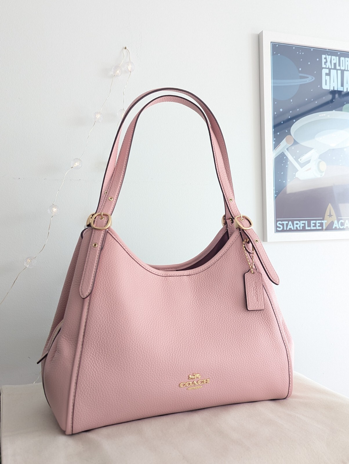 Coach Erin Shoulder Bag in Powder Pink CAQ86 NWT ✨No US