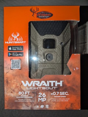 Wildgame Innovations Wraith 2.0 Lightsout Trail Camera 26MP Grey