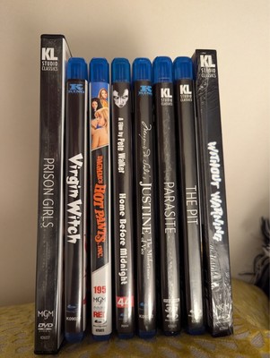 Kino Lorber Lot (8) Blu-Ray Cult Horror films - Parasite / The Pit / Justine + 5