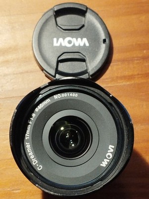 Obiettivo Laowa 17mm f1.8 per MFT