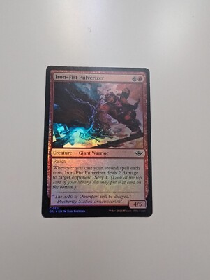 MTG - Iron-Fist Pulverizer (Foil) - Outlaws of Thunder Junction NM/M Condition