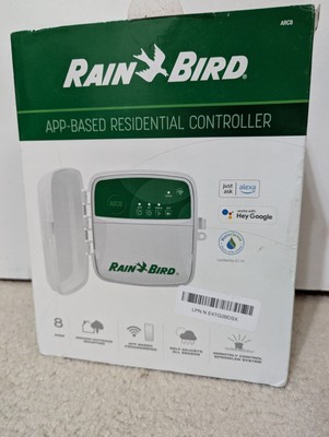 Rain Bird 8 Zone App Based Residential Irrigation Controller ARC8 Lawn Sprinkler