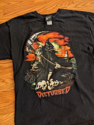 DISTURBED 90s Tシャツ XL VTG Disturbed Band T Shirt Men XL Madness Is The Gift
