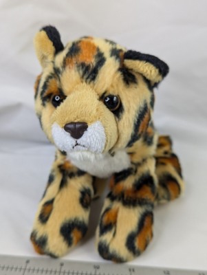 Aurora Leopard Cheetah Cat Plush 7 Inch Stuffed Animal Toy