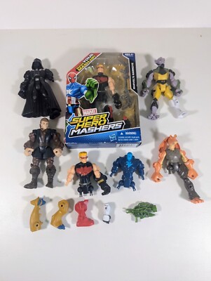 MARVEL SUPER HERO MASHERS LOT  Sealed Hawkeye, Star Wars Figures 