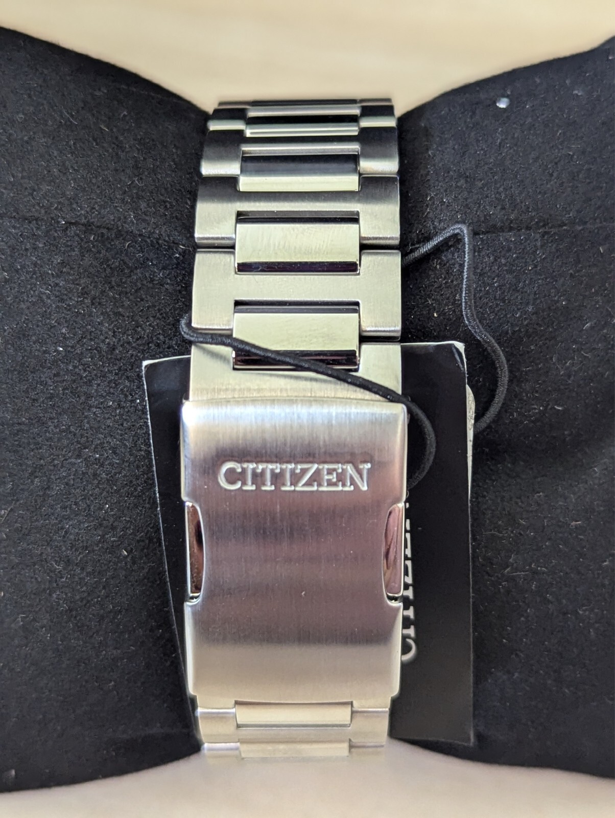 Pre-owned Citizen Automatic Sapphire Crystal Blue Dial Nh7530-52l Sports Watch