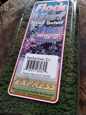 Scenic Express Flock Turf Ground Trains Model Grass GREEN Course layout GRASS  