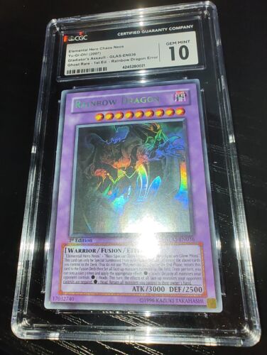 CGC 10 Yugioh Elemental Hero Chaos Neos Ghost Rare 1st CGC 10 Yugioh Elemental Hero Chaos Neos Ghost Rare 1st
