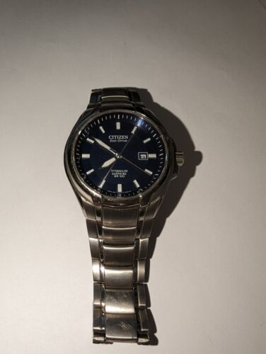 Citizen Eco-Drive Titanium WR 100 Wrist Watch for Men In Citizen Eco-Drive Titanium WR 100 Wrist Watch for Men In