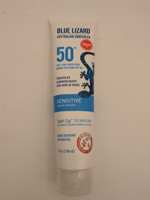 Blue Lizard Sunscreen SPF 50+ Sensitive Mineral Sunscreen - 5 fl oz