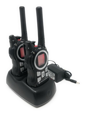 Motorola MR350R 35-Mile 22-Channel FRS/GMRS Two-Way Radio (Pair) New Batteries. Buy it now for 49.99