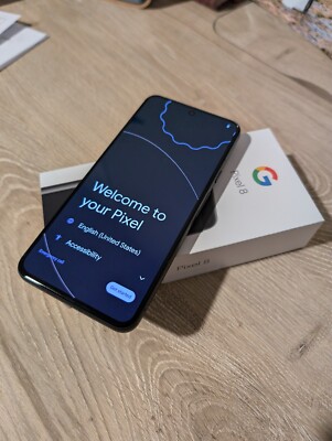 Google Pixel 8 - 128 GB - Black (Unlocked) (Dual SIM (SIM + eSIM))