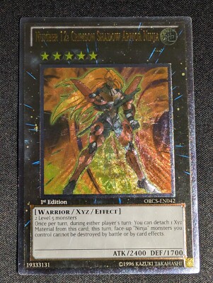 Yu-Gi-Oh! Number 12: Crimson Shadow Armor Ninja ORCS-EN042 1st Ultimate Rare LP