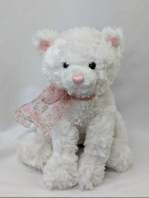 Gund Mitsy Cat Plush White 7 Inch 11031 Stuffed Animal Toy