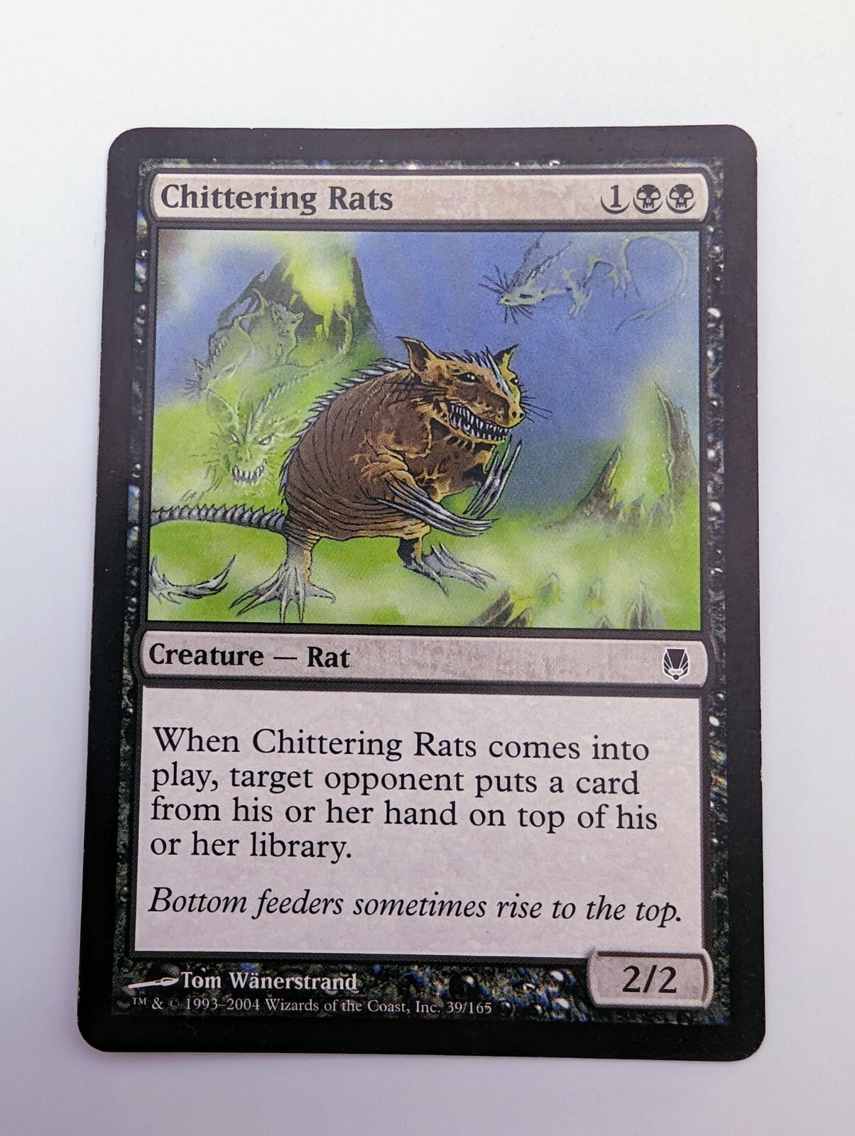 salvat UK 騒がしいネズミ/Chittering Rats MTG 英語 salvat UK 騒がしいネズミ/Chittering Rats MTG 英語 Chittering