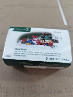 Dept 56 North Pole Series CHECK THIS OUT Village Accessory #56.56711 w/ Box