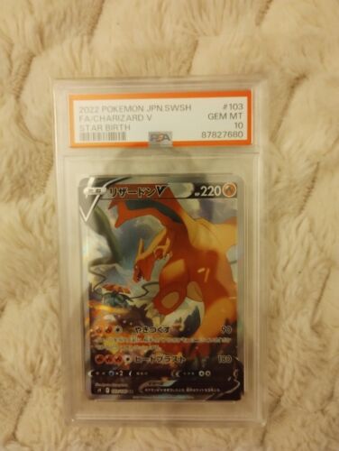 PSA 10 Charizard V 103/100 SR Alt Art Star Birth Pokemon