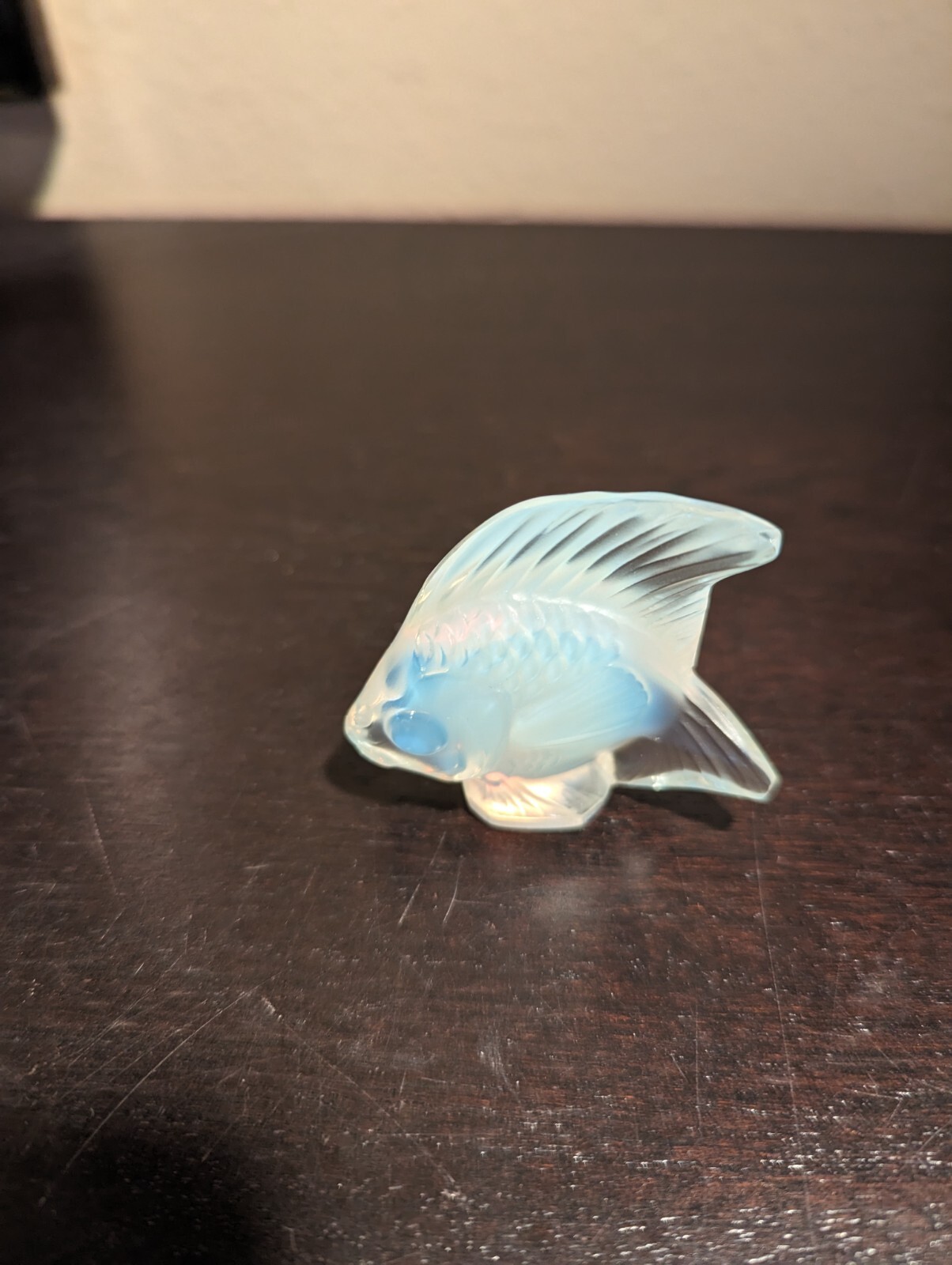 Lalique Crystal France Opalescent Fish-Signed-Mint-no box | eBay