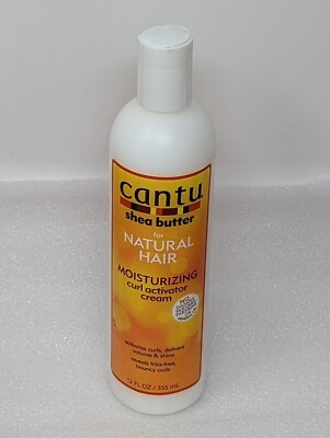 Cantu Shea Butter for Natural Hair Moisturizing Curl Activator Cream 12 oz