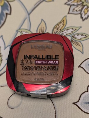 L'Oreal Paris Infallible 24Hr Fresh Wear Powder Foundation 355 Sienna 0.31oz