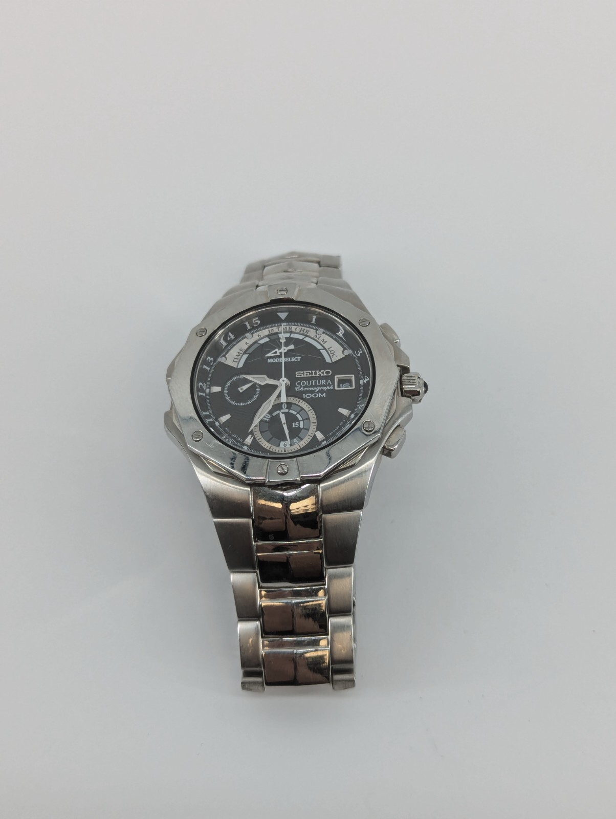 SEIKO 7T84-0AB0 COUTURA CHRONOGRAPH Stainless steel watch | eBay SEIKO 7T84-0AB0 COUTURA CHRONOGRAPH Stainless steel watch | eBay