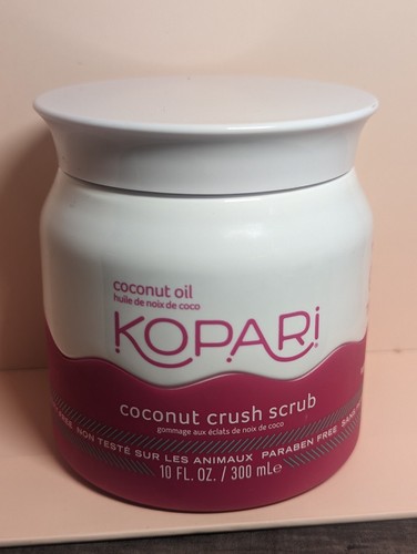 Kopari Coconut Crush Scrub Brown Sugar Body Scrub Exfoliate Body Buff , 10 oz